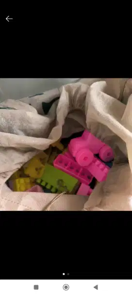 Preloved Lego mainan balok plastik