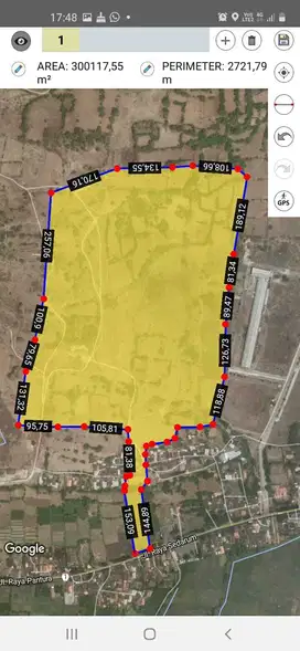 TANAH INDUSTRIAL ISTIMEWA PUNTIR PASURUAN 25 HEKTAR