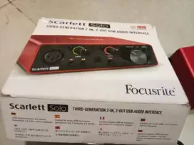 Scarlett Fokusrite 2in2 3rd Gen