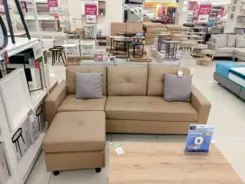 SOFA L PROMO MURAH BAHAN KULIT