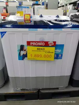 Cicilan Mesin cuci Beko Syarat KTP aja
