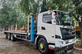 Hino Lohan 500 SelfLoader Tronton FL 260 JW full jack Winch Hidrolik