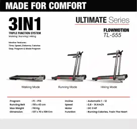 Treadmill elektrik tl 555 new design