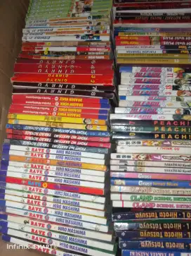 Komik jepang bekas koleksi