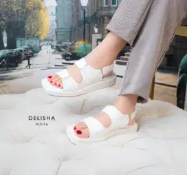 Damelia delisha sandals premium kulit (melstore) size 40 warna white