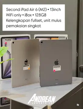 Second iPad Air 6 ( M2 ) 13inch 128gb wifi only