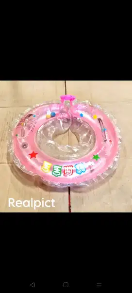Pelampung bayi warna pink