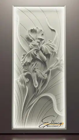 Relief batu alam motif timbul 3D ukuran 40X150 ketebalan 7cm
