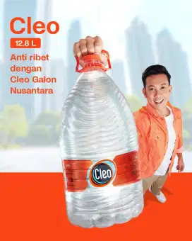 Cleo Galon 12,8 liter Galon Nusantara