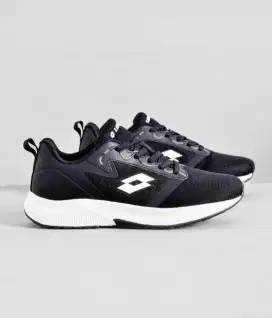 Sepatu Pria Lotto Black Shoes