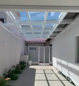 Kanopi atap kaca kualitas modern