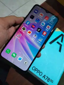 HP Oppo A78 (8/128)  Bekas seperti baru