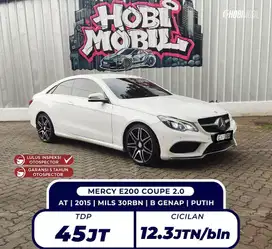 [ TERMURAH BERGARANSI 5TH ] MERCY E 200 COUPE 2.0 MATIC 2016 ( E 250)