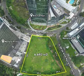 Jual Kavling Di Mega Kuningan Luas 6.693 Jakarta Selatan Liu