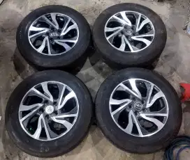 Velg ring 16 OEM Reborn Facelift twotone polish pcd 5x114 copotan asli