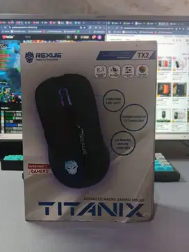 Mouse Gaming Rexus TX2 Macro Advanced Titanix TX-2, Kondisi Baru