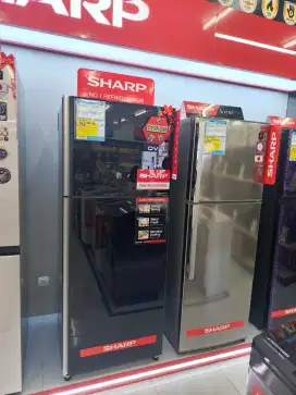 Promo cicilan kulkas Sharp 132L