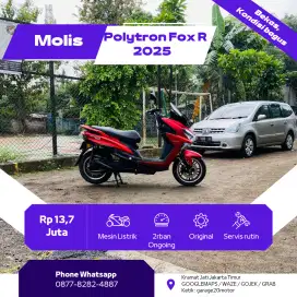 Motor Listrik Polytron Fox R Km 2rb Tahun 2025 pajak Hidup