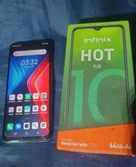 Infinix hot 10 play ram 4/64 normal