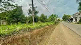 Dijual Murah Tanah Datar Pinggir Jalan Besar di Bojong Purwakarta