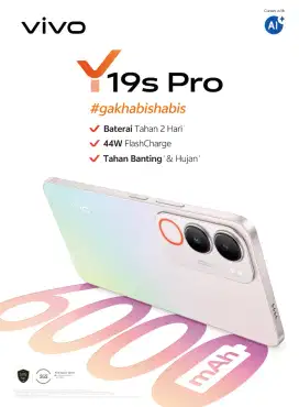VIVO Y19S PRO 6+6/128 TERBARU