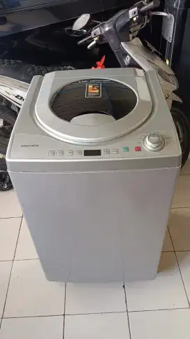 Mesin cuci top loading polytron kapasitas 8 kg normal dan siap pakai