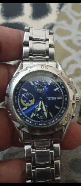 Jam tangan Titus Chrono jam saja ori size 45mm sampe puteran