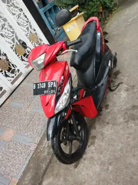 Yamaha Mio J 2014 ss lengkap mesin bagus plat B DKI stater Tokcer