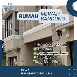 Rumah full furnished di kawasan perumahan elite