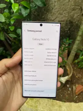 Samsung not 10 sein 8/256 fullset