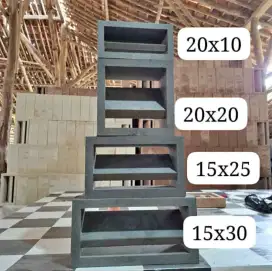 Rosterbeton minimalis macam motif