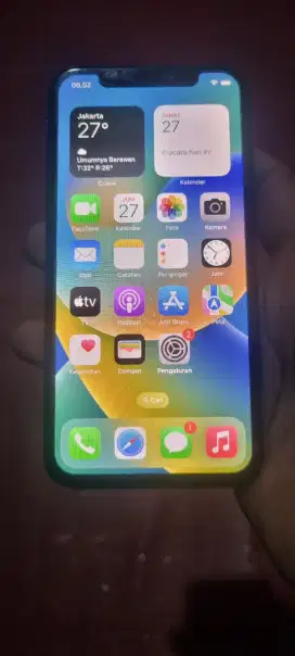 Dijual Hp iphone x inter 64 gb fullset pemakaian pribadi