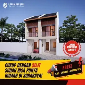 Rumah Bagus Konsep Apartemen SHM Surabaya Kota, Surabaya