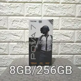 Tecno Pova 7 4G 8/256 7000mAh Black New BNIB No Repack Garansi Resmi