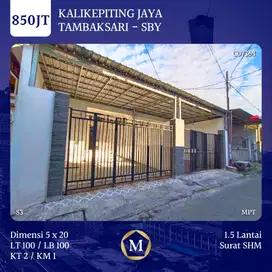 Rumah Kalikepiting Jaya dkt Kalijudan Ploso Tambaksari Pacar Kembang