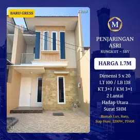Rumah Baru Penjaringan Asri Rungkut dkt Medokan Pandugo Kedung Baruk