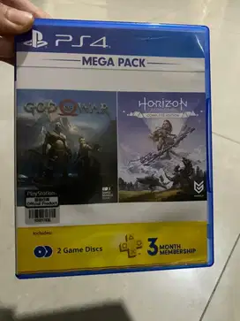 Kaset PS 4 God of War and Horizon