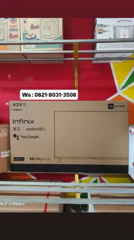 INFINIX ANDROID TV 43INCH GARANSI RESMI BISA KREDIT TANPA DP