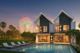 Dijual rumah Villa 2 lantai kolam renang depan BNS kota Batu