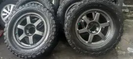 Velg replika TE37 ring 18 sama bf goodref