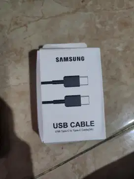 Kabel data samsung 3A Type C to C