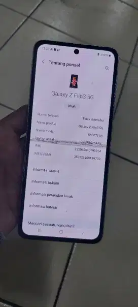 Samsung Z flip 3 8/258gb batangan