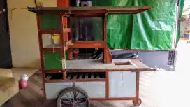 For Sale Gerobak Jati Full Atap & Roda Tiga