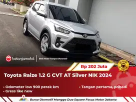 [ KM 900 PERAK ] Toyota Raize 1.2 G CVT AT Silver 2024/2025