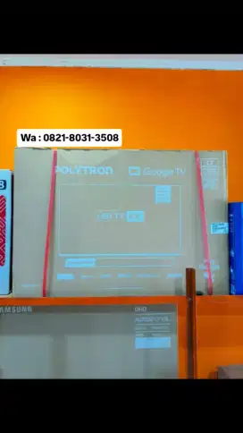 POLYTRON GOOGLE TV 43INCH SOUNBAR BISA KREDIT TANPA DP