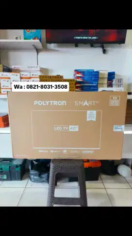 POLYTRON SMART TV 40INCH GARANSI RESMI STOK TERBATAS