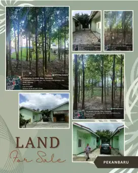 Dijual cepat tanah luas 1060m beserta 8 buah rumah petak tipe 36, SHM