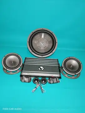 Ples Pasang Paket Venom ELLEMENTO VETO Power Subwoofer & Speaker Split