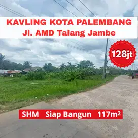 Kawasan Bandara SMB II Kavling Perumahan di Tl. Jambe SHM