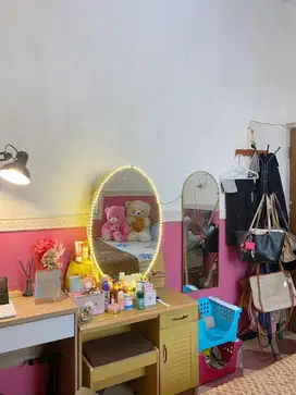 Meja kerja plus meja rias sepaket